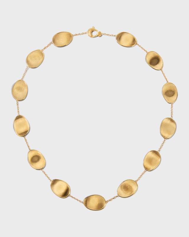 Lunaria 18k Gold Short Station Necklace
