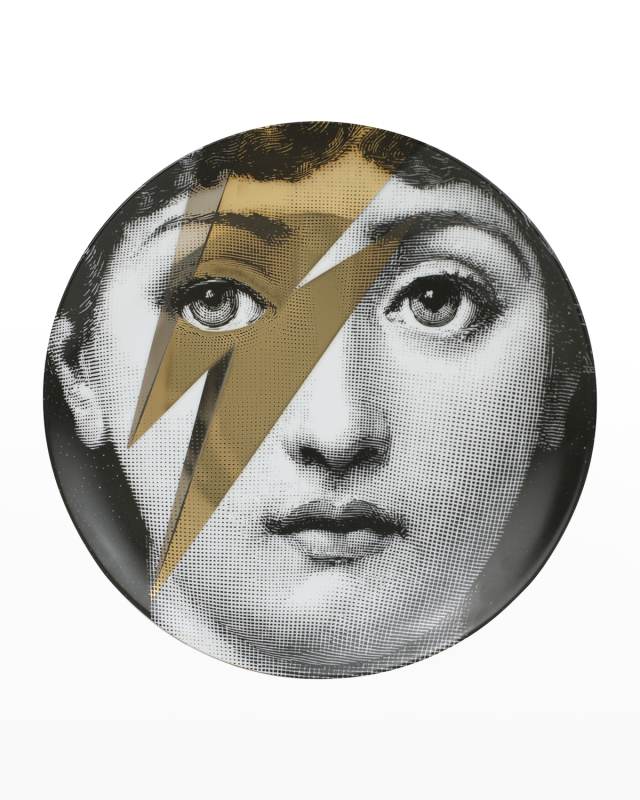Tema E Variazioni n. 375 David Bowie Lightning Gold Wall Plate