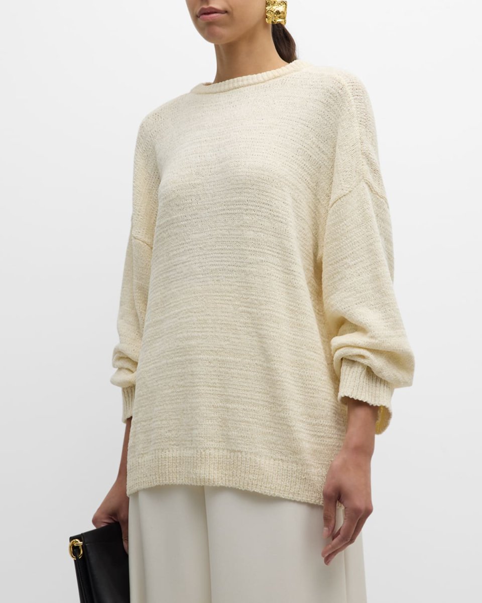 Chenille Knit Crewneck Sweat