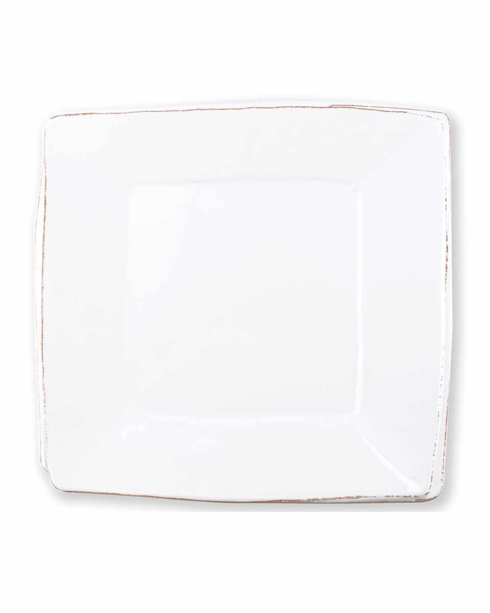 Melamine Lastra Square Platter, White