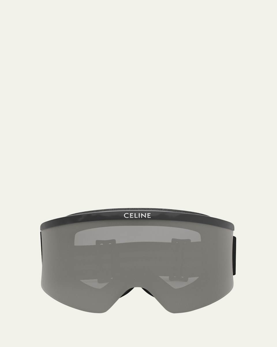 Monochrome Logo-Print Ski Goggles