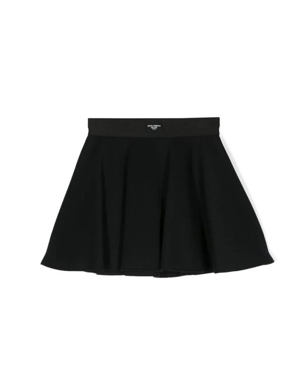 Dolce & Gabbana Jr Jupe Midi - Noir
