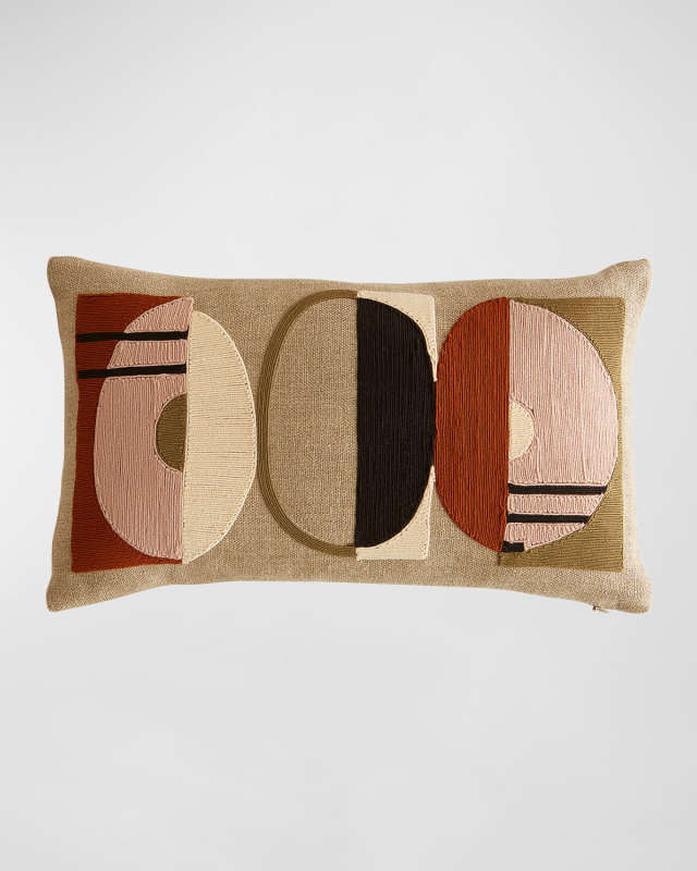 Monterey Circles Pillow, 12" x 20"