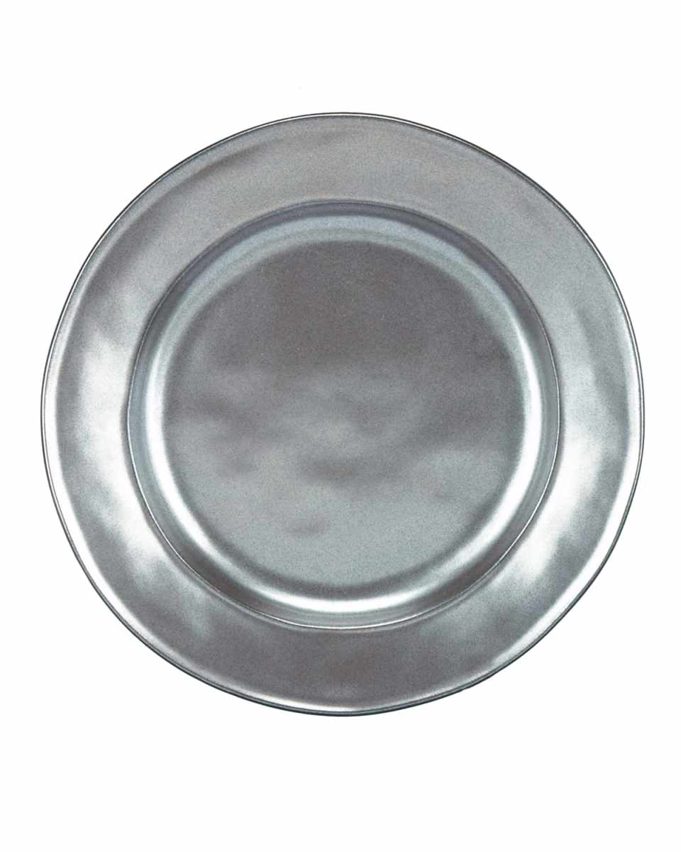 Pewter Stoneware Dessert/Salad Plate