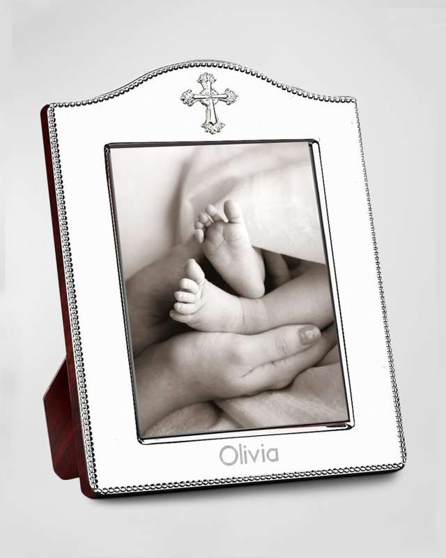 Cross Personalizable Photo Frame, 4x
