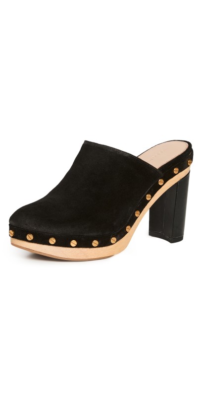 Veronica Beard Grita Clogs Black