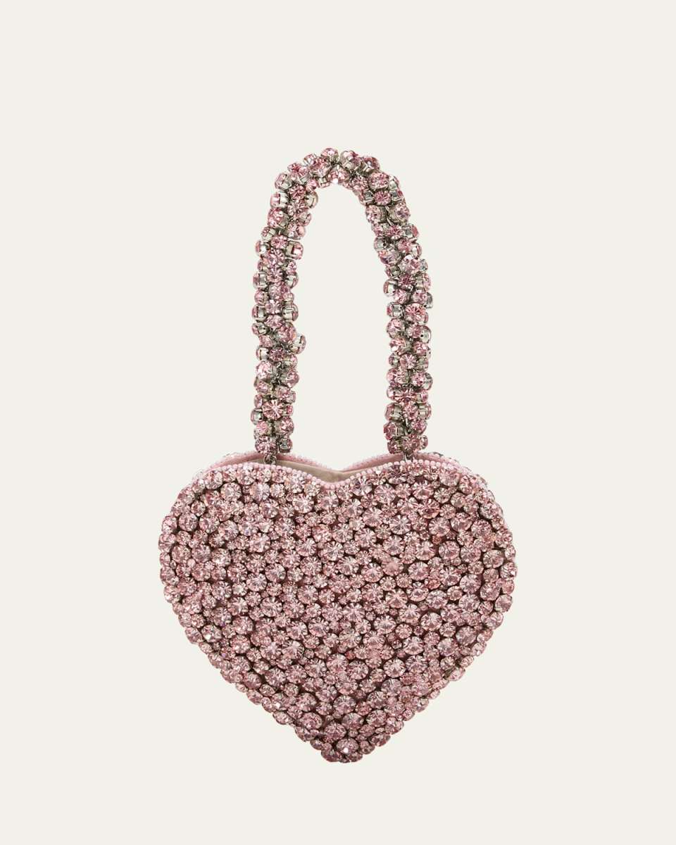 Girl's Embellished Mini Heart Bag