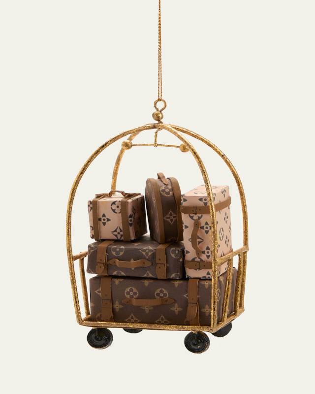 Luxury Hotel Luggage Ornament