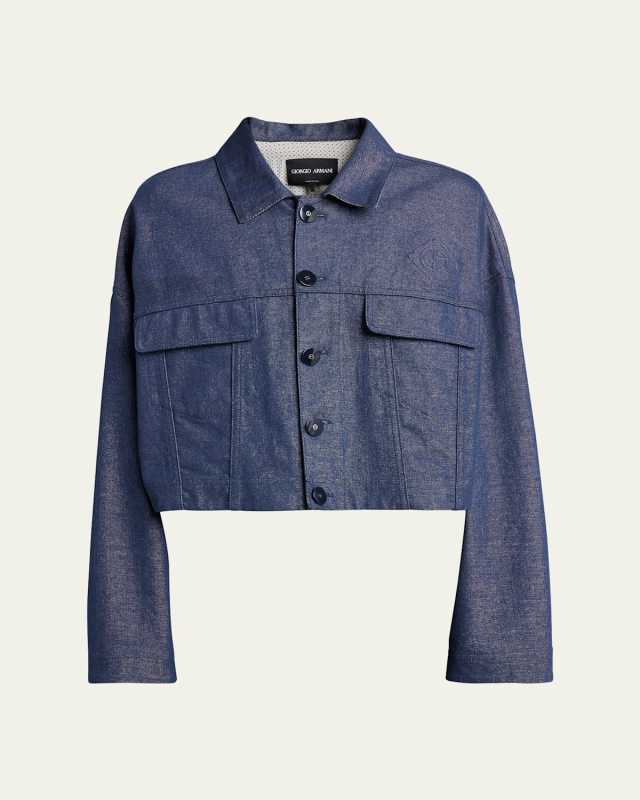 Cropped Denim Jacket