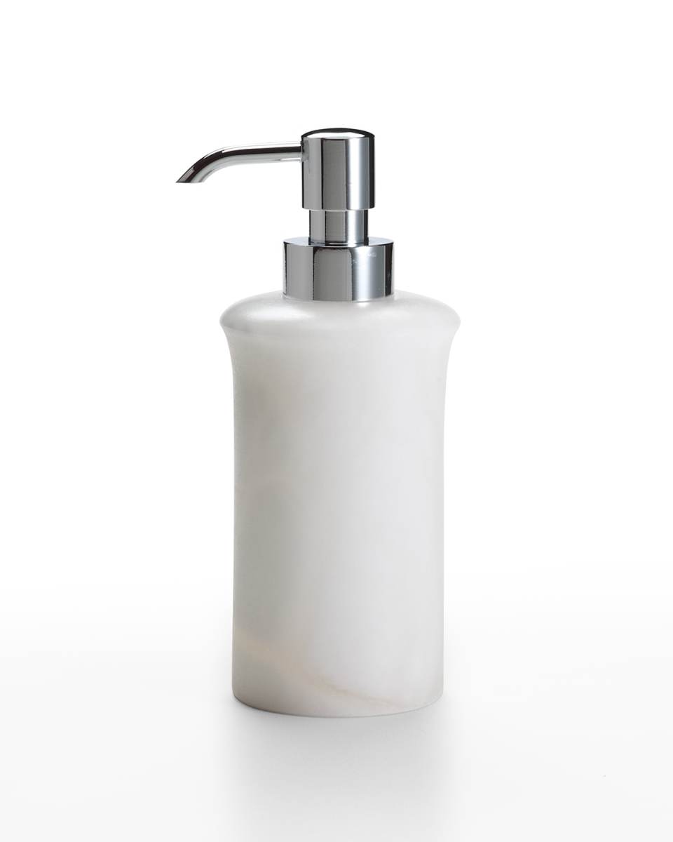 Alisa Alabaster Pump Dispenser, White