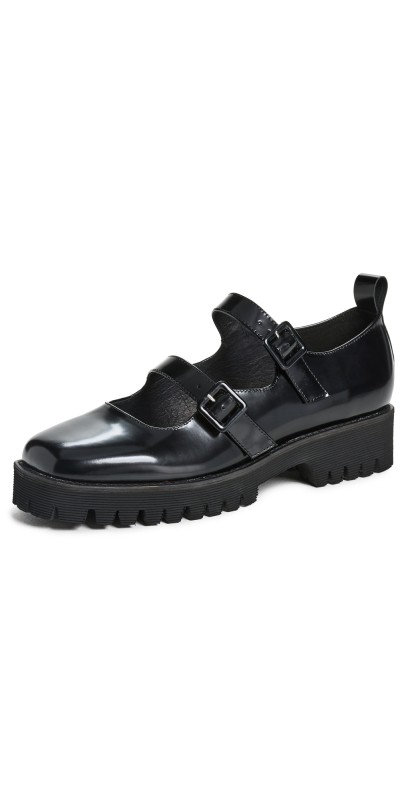 Intentionally Blank Moxie Mary Janes Black