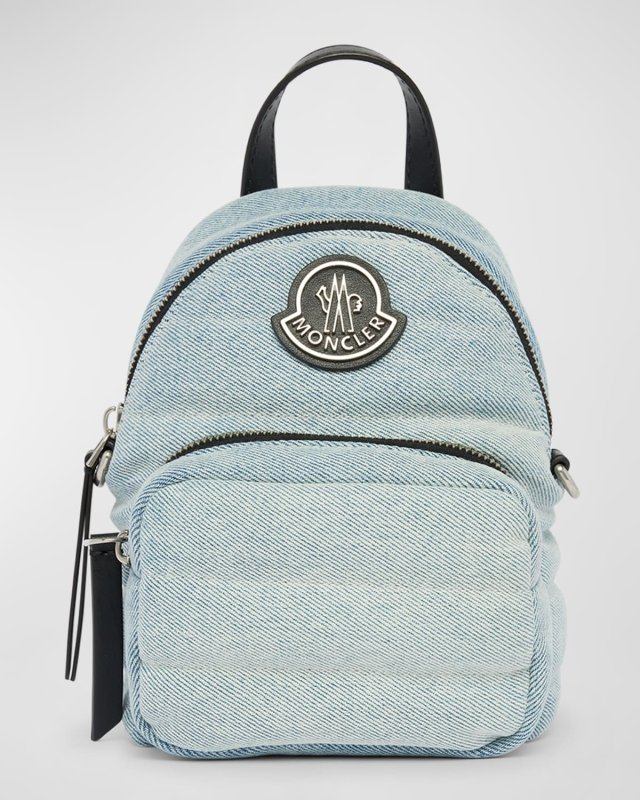 Kilia Small Crossbody Denim Backpack
