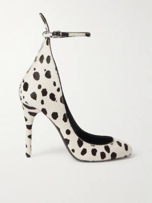 ALAIA 90 calf hair pumps