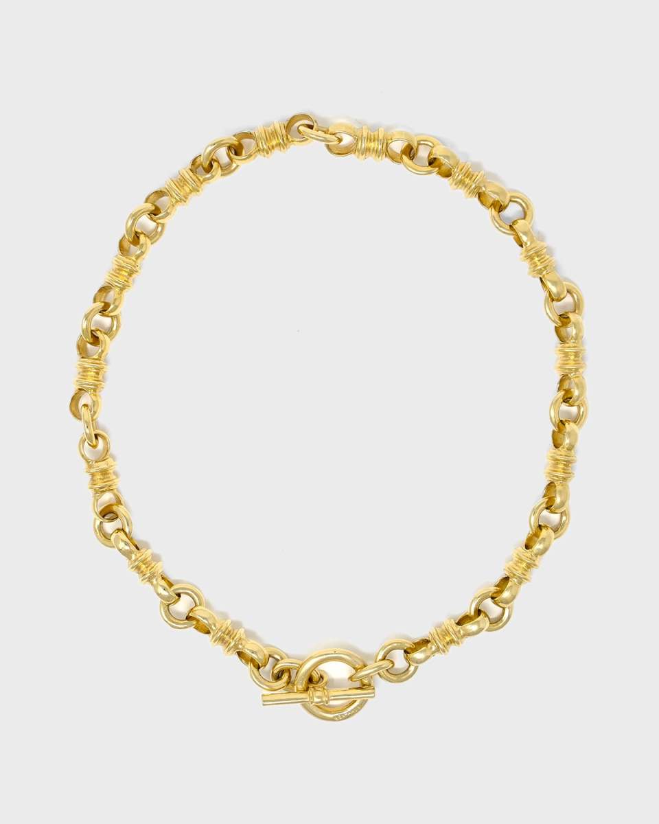 Toggle Link Necklace, 16"L