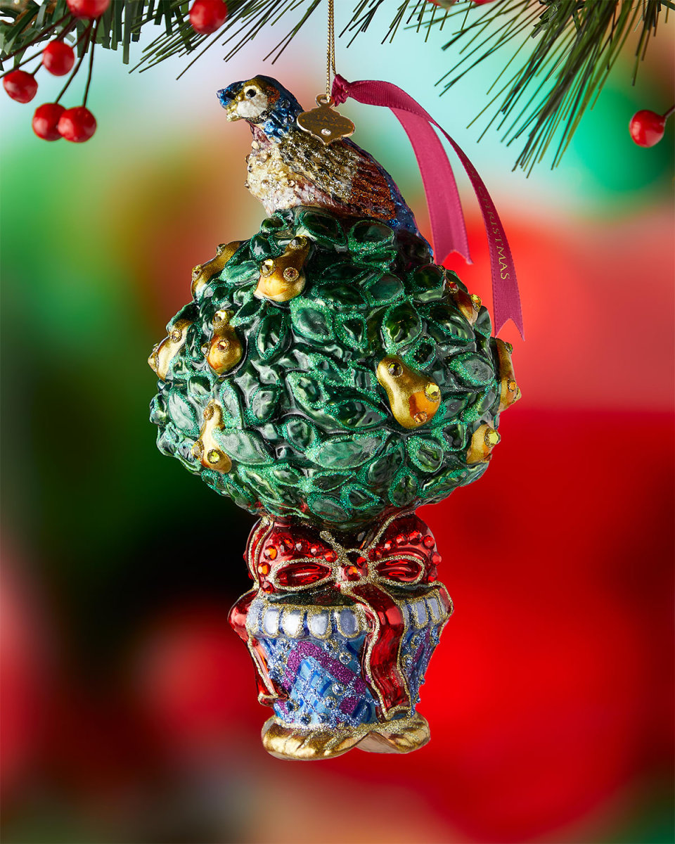 Partridge-in-a-Pear Tree Christmas Ornament