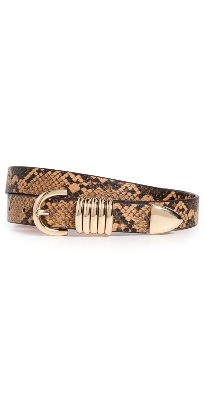 Good American Gold Rings Belt Bpsp Print