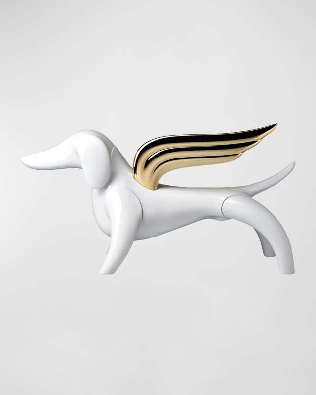 Joy Chromed Golden Dog by Eugeni Quitllet