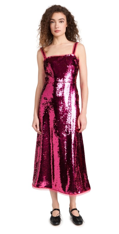 Molly Goddard Miranda Dress Pink_pink
