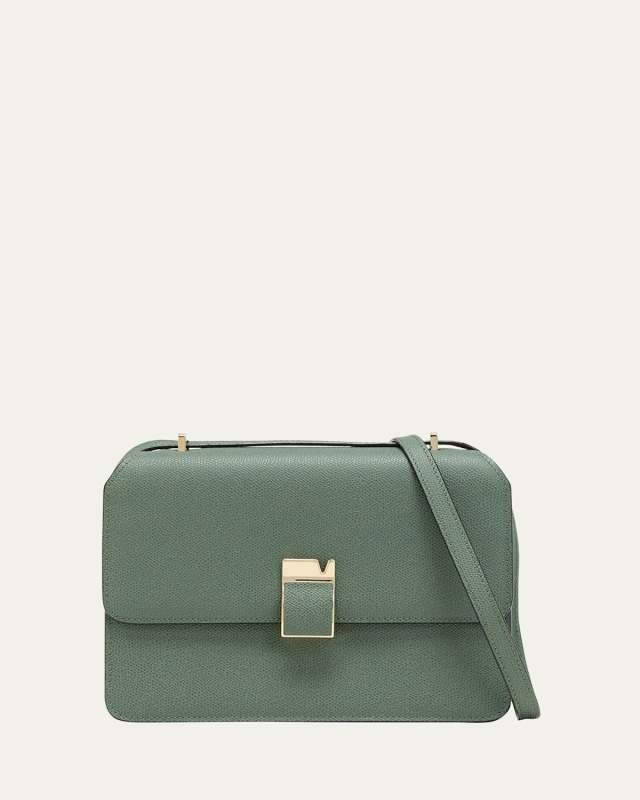 Nola Medium Flap Leather Crossbody Bag