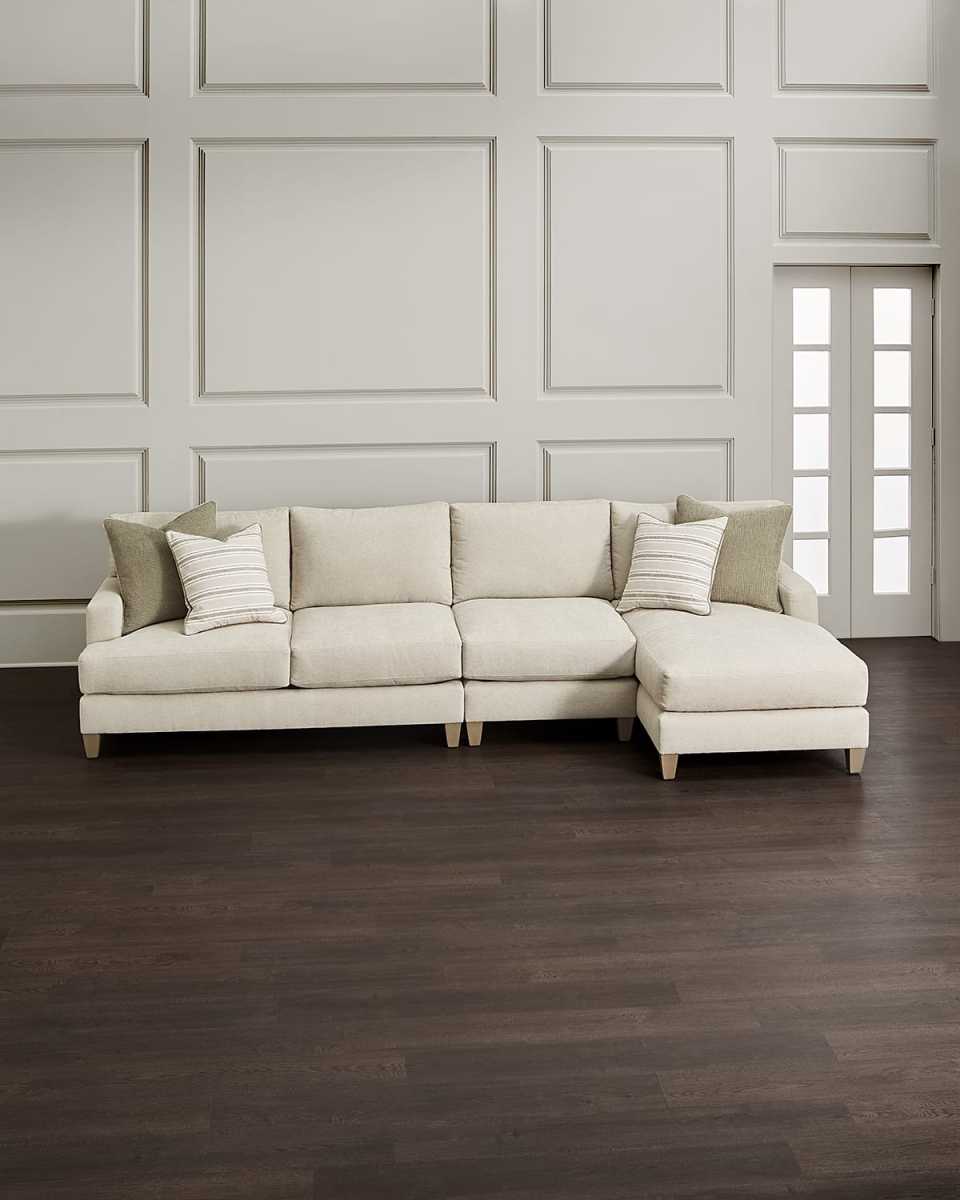 Mila 3-Piece Right Chaise Sectional