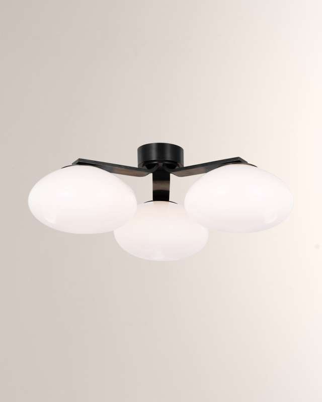 Marisol 3-Light XL Triple Flush Mount by Champilamaud - 27"