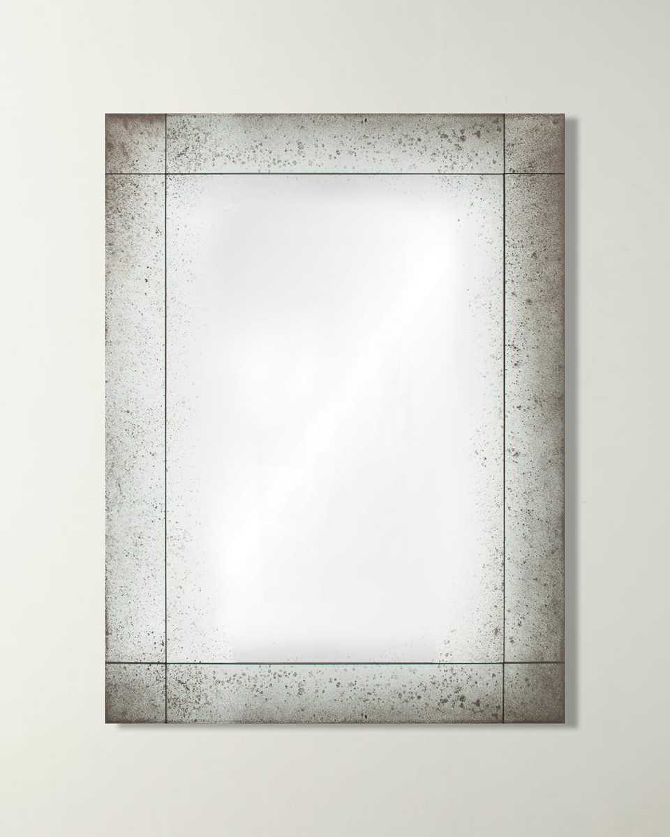Antique 40" Wall Rectangle Mirror