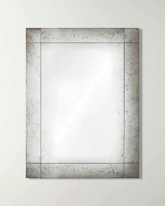 Antique 40" Wall Rectangle Mirror
