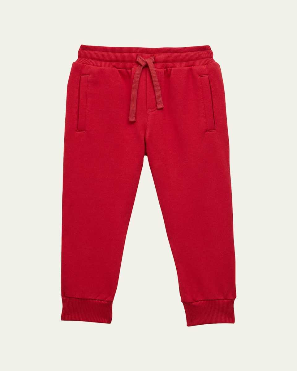 Boy's Embroidered Logo-Print Joggers, Size 2-6