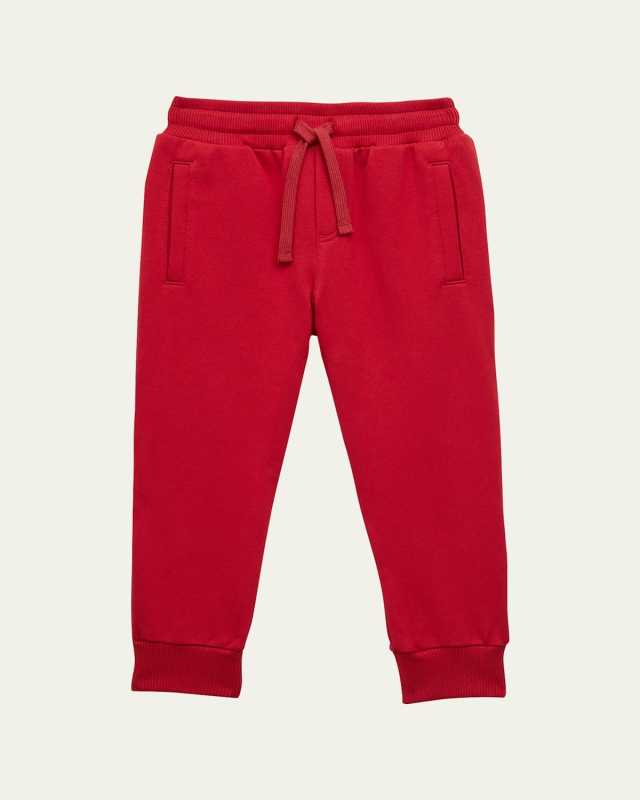 Boy's Embroidered Logo-Print Joggers, Size 2-6
