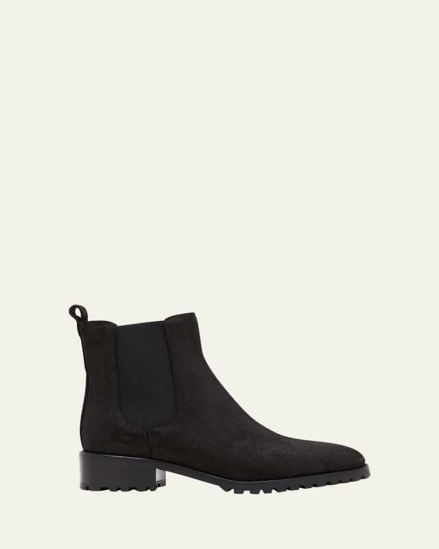 Chelata Suede Chelsea Ankle Booties