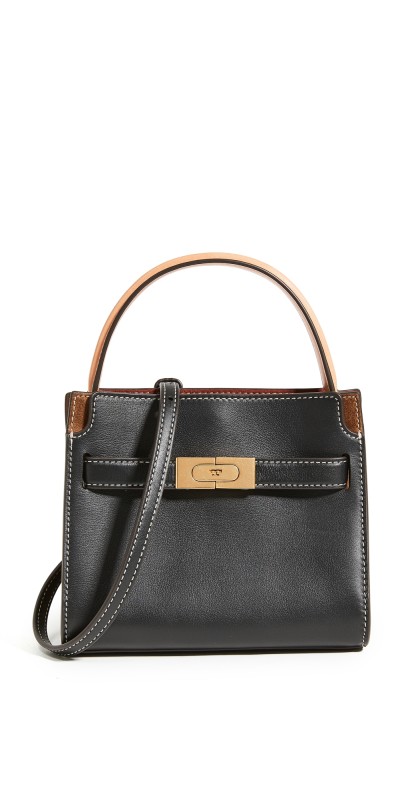 Tory Burch Petite Lee Radziwill Double Bag Black