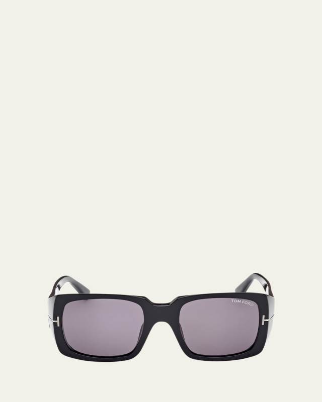Ryder-02 Logo Square Acetate Sunglasses