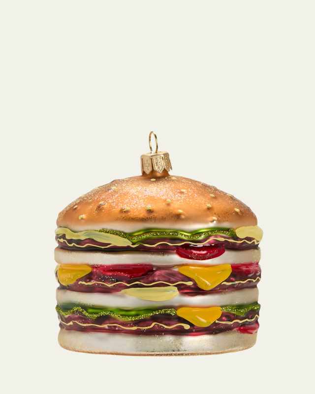 Big Burger Christmas Ornament