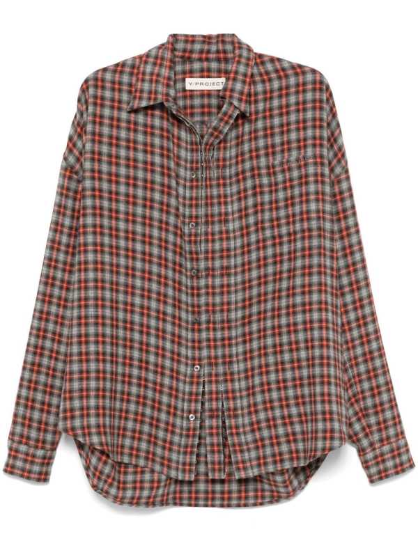 check-pattern shirt