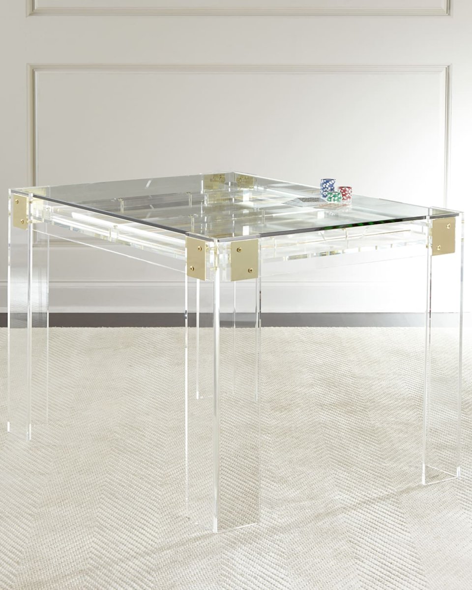 Miranda Acrylic Backgammon Table