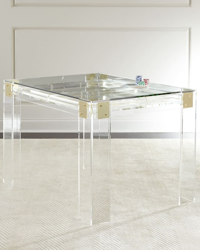 Miranda Acrylic Backgammon Table