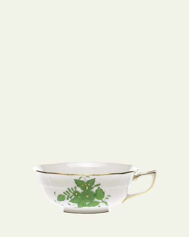 Green Chinese Bouquet Teacup