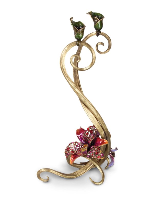 Roelyn Orchid Double Candlestick