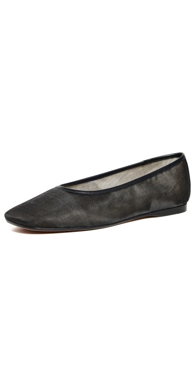 Vince Leah Mesh Flats Black
