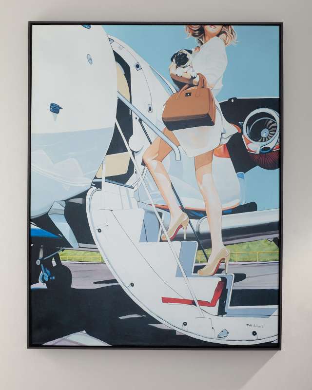 "Jet Setter" Giclee Canvas Art by Jeff Schaub