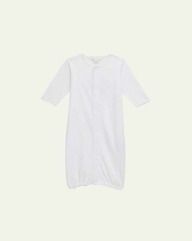 Kid's Embroidered Convertible Gown, Size Premie-