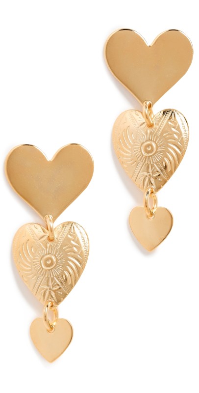 Elizabeth Cole Ciel Earrings Gold