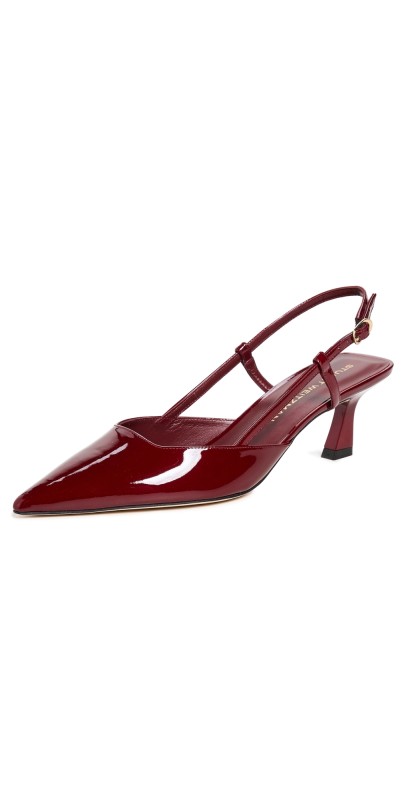 Stuart Weitzman Vinnie Slingback Pumps 50mm Rosewood