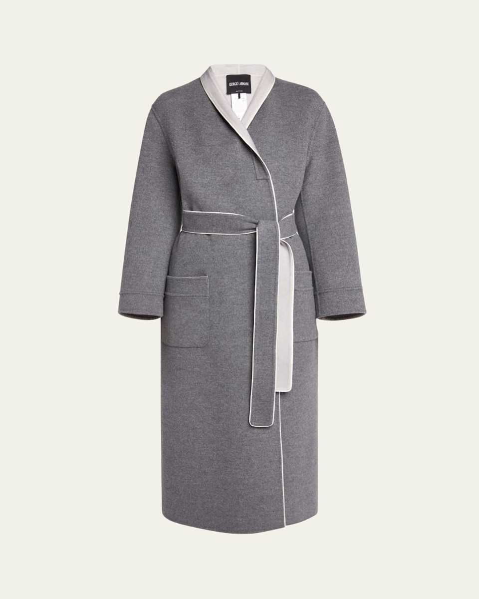 Cashmere and Wool Belted Caban Coat