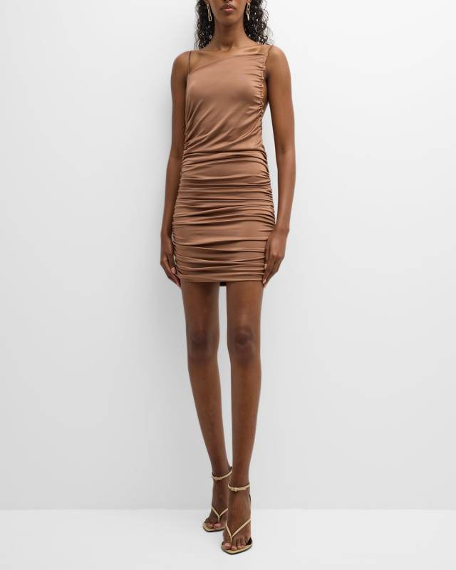 Cynthia Ruched Bodycon Mini Dress