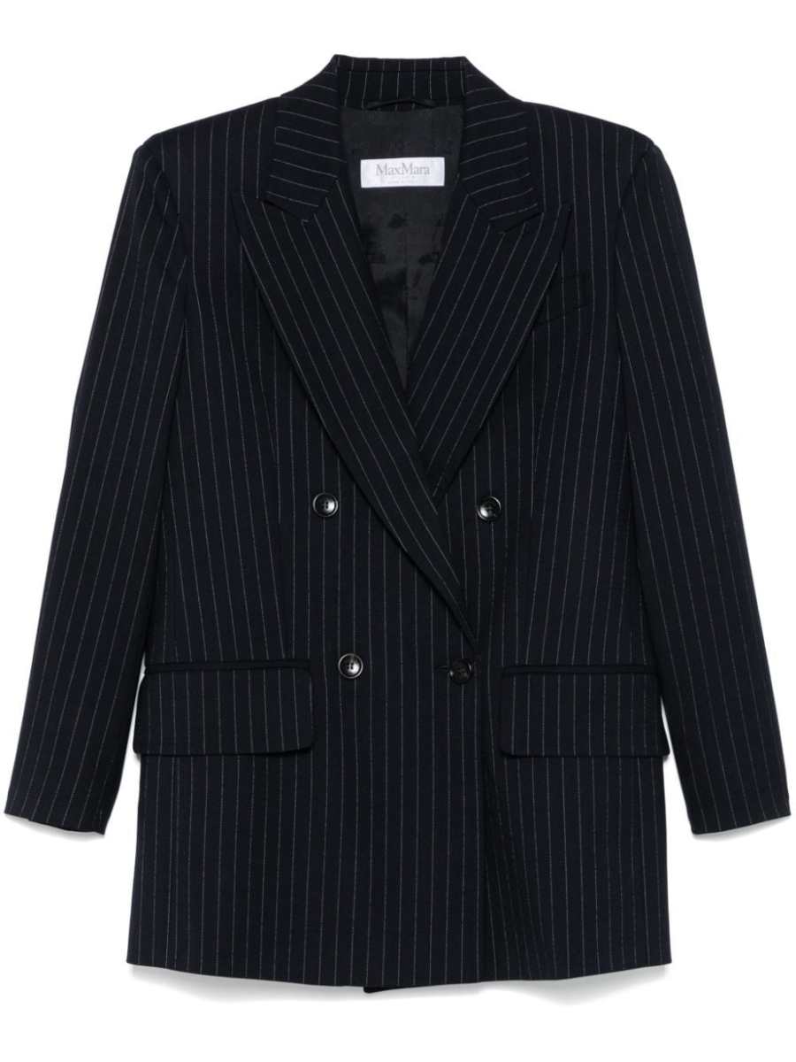 pinstripe blazer