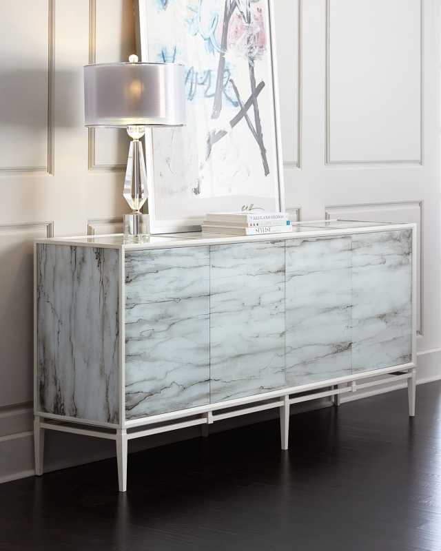Carrara Marble Console