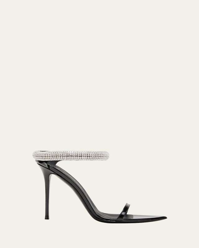 Crystal Cuff Stiletto Sandals