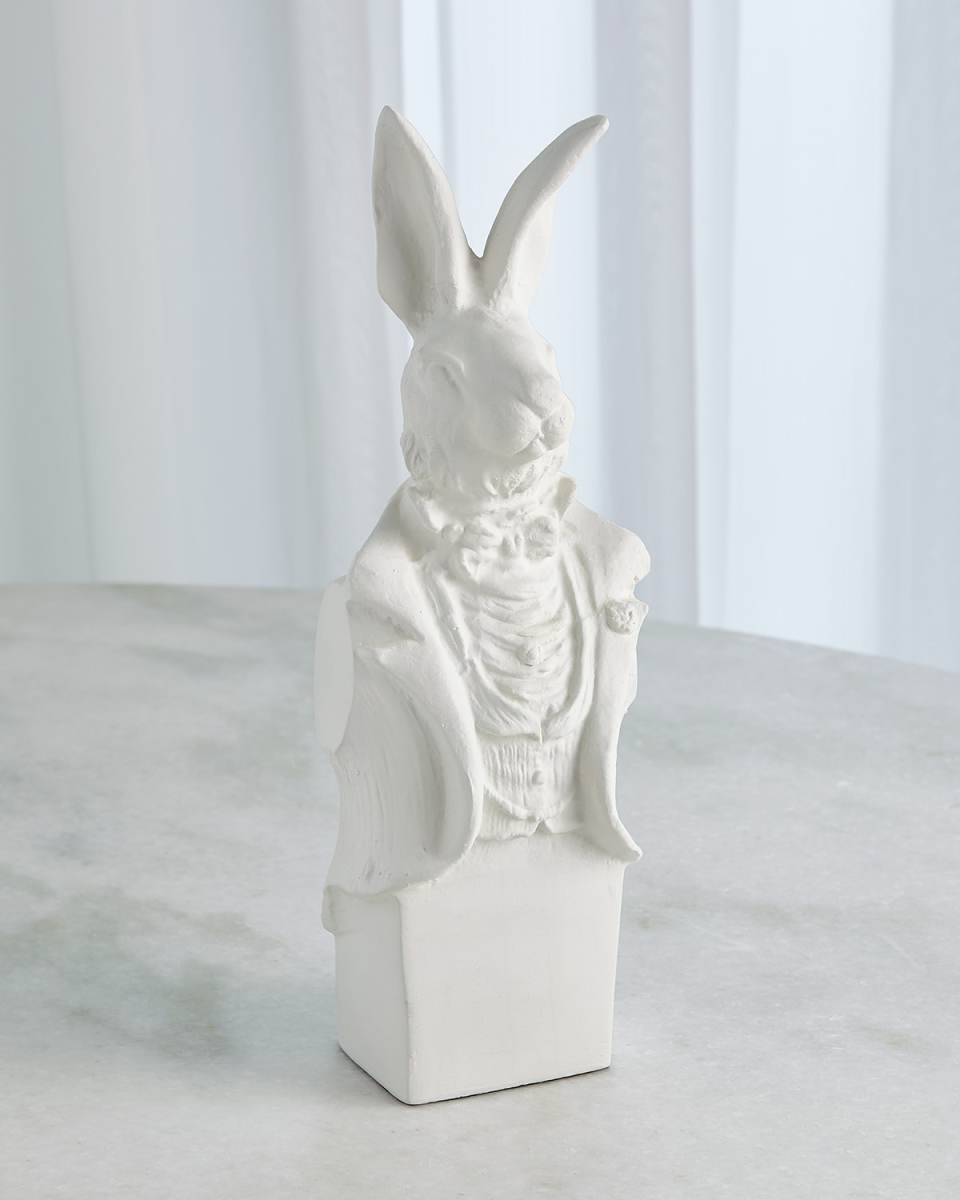 Rabbit in Tux Sculpture