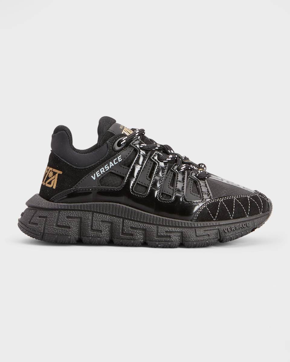 Kid's Trigreca Printed Low-Top Trainer Sneakers, Kids